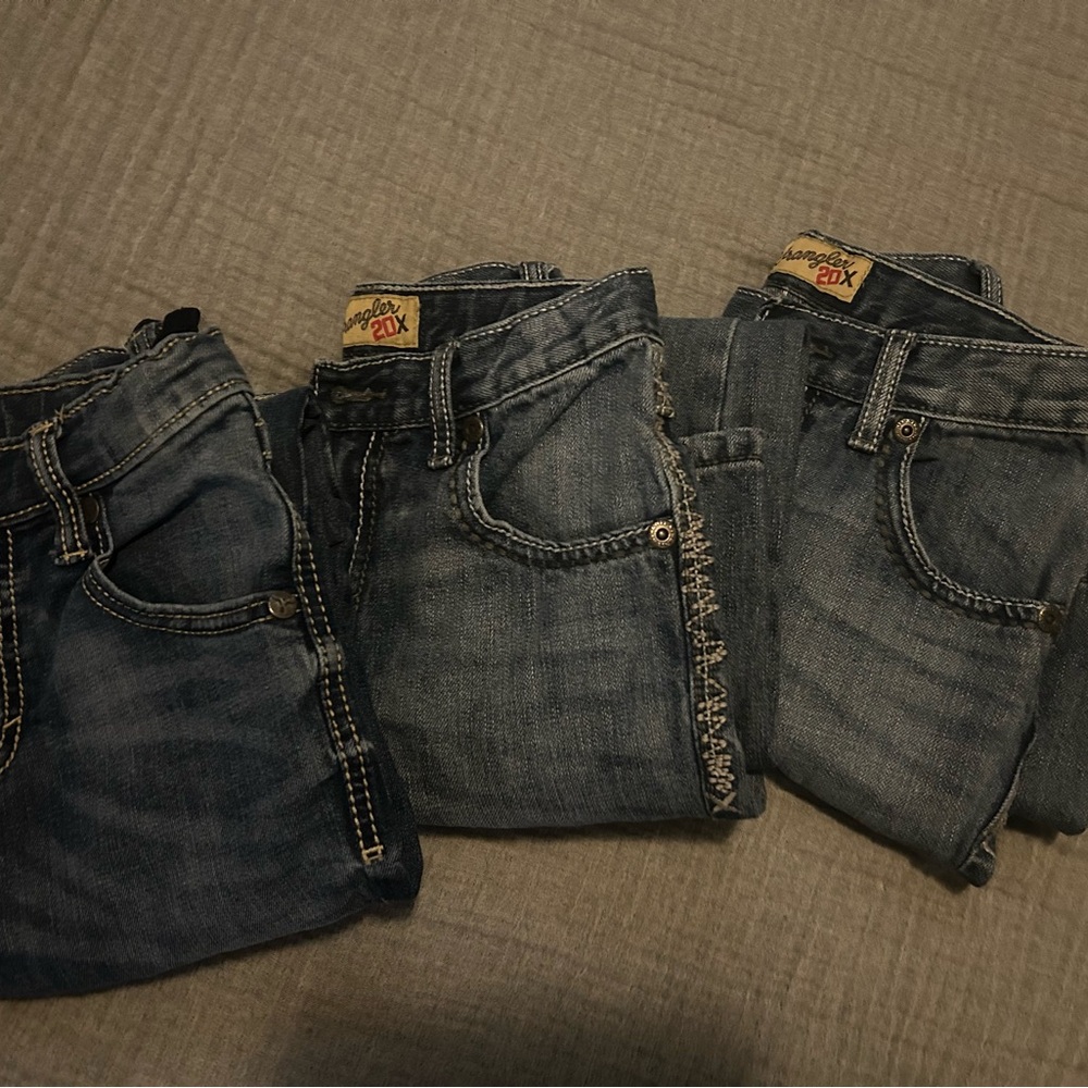 Wrangler 20X size 10 regular three pairs